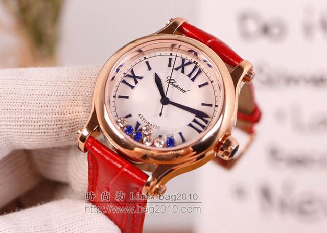 Chopard手錶 蕭邦機械女表 HAPPY SPORT MEDIUM AUTOMATIC系列 278559-3001 蕭邦女士腕表  hds1847